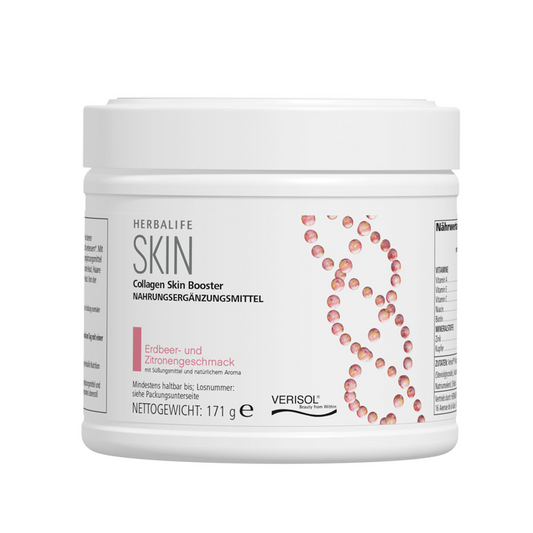 Herbalife SKIN Collagen Skin Booster Ernährung für deine Haut Erdbeer - und Zitronengeschmack 171 g